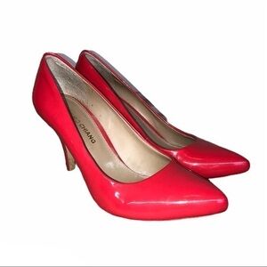 Arturo Chang Coral Patent Leather Pumps